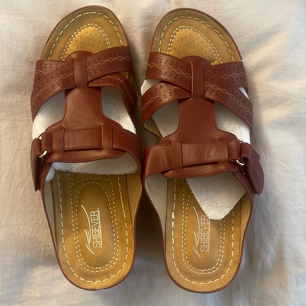 Shibever women’s sandel wedges